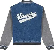 [Wrangler] Men's Baseball Jacket Denim