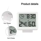 Large LCD Display Thermometer Hygrometer Indoor Temperature Humidity Meter
