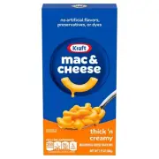 Kraft Thick 'n Creamy Mac N Cheese Macaroni and Cheese Dinner 7.25 oz Box