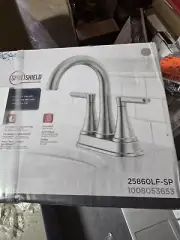 Delta Greydon 4" Centerset 2-Handle Bathroom Faucet in Spotshield Brushed Nickel