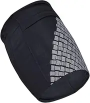 TEHAUX Reflective Phone Arm Bag Portable Sports Armband for Running Fitness Multi Purpose Cell Phone Key Storage Bag Black for Gym Hiking and Daily Activities
