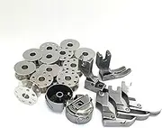 VANELY Essentials Kit Presser Foot, Bobbins and Bobbin Cases for Juki DDL-5530, DDL-5550, DDL-8500, DDL-8500-7 Industry Sewing Machine