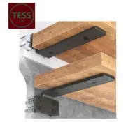 6 Pieces 8" Inches Shelf Bracket, Heavy Duty Floating Thick and 160 lb.