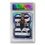 JJ VINTY 1/1 2020 Luka Doncic Jersey Relic Patch Hyper Prizm Art Card Auto ACEO