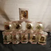 Vintage Dave Grossman Collection Norman Rockwell Ornaments 1984-1995 NEW