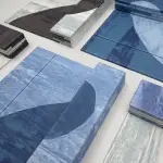 【QMAT】8MM折疊瑜珈墊-山海系列 台灣製(附米色再生布拉鍊袋 YOGA MAT)