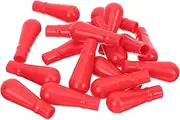 Hohopeti Silicone Pipette Dropper Bulb Tips 50pcs Glass Dropper Caps Easy Liquid Transfer for Lab Education