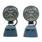 Rechargeable Electric Torch Spotlight with Power Bank for Bosch Li Ion Battery