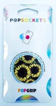 Authentic Popsockets Sunflowers Flowers Swappable Top Phone Popsocket Pop Socket