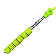 Naqqios Teacher Pointer Stick,Touch Screen Extendable Finger Pointer Stick | Stainless Steel Kindergarten Telescopic Finger Pointer Early Education