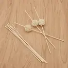 Rattan Reed Fragrance Diffuser Essential Oil Sticks Ball Home Bathroom Decor