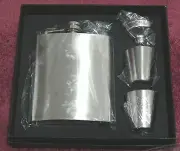 4 pc. Stainless Steel Flask Set