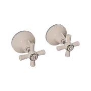 EZYFIX Classic Retrofit Wall Tap Assemblies Ivory