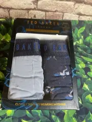 TED BAKER Premium Soft Modal 2pcs Boxer Briefs Limited Edition Men’s Size Small