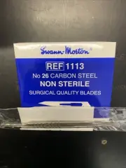 Scalpel Blade #26 Swann Morton (Pack of 100) + Free Handle!