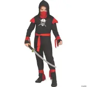 Skull Ninja Black Child Costume - Multiple Sizes