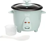 Tasty Mini Rice Cooker with Removable Nonstick Bowl and Auto Keep Warm Function, Great For Soups, Stews, Grains and Oats, 6 Cups Cooked (3 Cups Uncooked), 1.5-Quart, Aqua