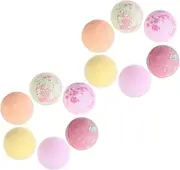 PAMINGONO 12pcs Mixed Animal Bath Salt Balls 64g Natural Bath Balls for Epsom Salt Soak
