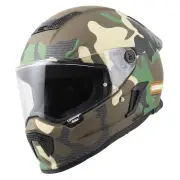 Rapto Camo Green Full Face Helmet