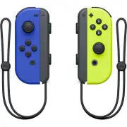 Nintendo Switch Joy Con Blue and Neon Yellow Pair