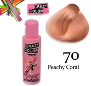 Crazy Color demi-permanent 100ml peachy coral