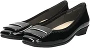Bridget Birkin(ブリジットバーキン) Walk, 1.2 inches (3 cm) Heel, Buckle Motif Walking Pump, Black, 24.0 cm