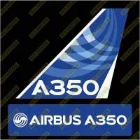 在飛比找iOPEN Mall優惠-AIRBUS 空中巴士 A350 Logo 出廠塗裝 垂直尾