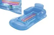 Lilo Inflatable Pool Water Lounge Floating Bed Foot Rest Drink Holder