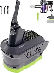 MAKBOS Adapter for Ryobi for Dyson V7V8 Replacemen Battery,for Dyson V7V8 Series Cordless Stick Vacuum Cleaner Animal Absolute Fluffy (Adapter only)