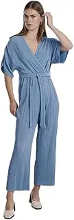 Y.A.S Women's Yasolinda Ss Ankle Jumpsuit S. Noos, Black, XS