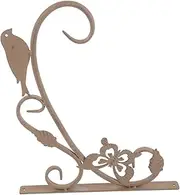 Toyvian 1Set Wall Mounted Hanging Planter Hook Sturdy Bracket for Use Space Saving Design for Flower Pots Wind Chimes and Bird Feeders Rustic Style