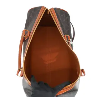 Celine Triomphe 帆布中型手提兩用旅行袋-45cm(黃褐色)