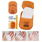 50 Pc Soap Sheets Outdoor Journey Aromatic Slice Paper Wash Hand Bath Clean