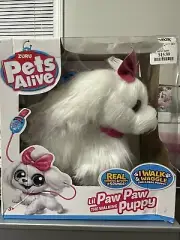 Pets Alive lil’ Paw Walking Interactive Puppy Barks 2010 Works