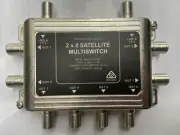 MS2X8 Multiswitch 2 Wire 8 Out Foxtel Approved Satellite Multi switch.