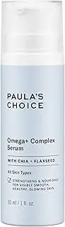 Paula's Choice Omega+ Complex Serum with Hyaluronic Acid, Fatty Acids & Soothing Ceramides, Lightweight Hydration for Fine Lines & Wrinkles, Dryness & Dullness, Fragrance-Free & Paraben-Free, 30 ml