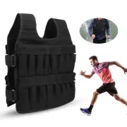 Weight-Bearing Vest 35KG Adjustable Running Training Breathable Vest Weight FF
