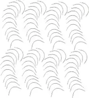 SHINEOFI Tool 100pcs Curved Upholstery Needles Yarn Needles Hand Sewing for DIY Crafting Repairs