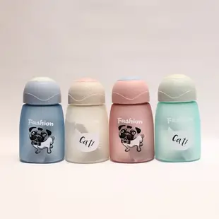 Ks 不含 BPA 的飲用水瓶角色貓狗 430ml BP-2598