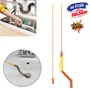 Drain Cleaner UnBlocker Stick Hair Remover BathSink Shower Snake Anti-Clog ToNV