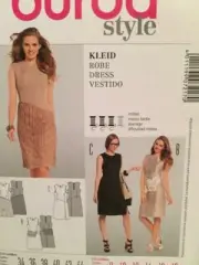 Burda Sewing Pattern 7217 Ladies Misses Dress Size 8-18 Uncut