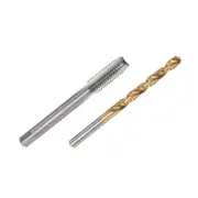 M8x1.25 Straight Flute Tap 6.8mm Drill Bit High Speed Steel Titanium Plated