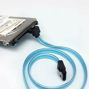 sata3.0 6G傳輸線(1M)排線雙彈片 L型彎頭 用於SSD 磁碟陣列 伺服器硬碟 SATA硬碟連接