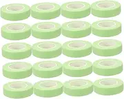 MERRYHAPY 20 Rolls Lash Tape Lash Extension Supplies Eyelash Tape for Extensions 9m Long Non-woven Fabric Green