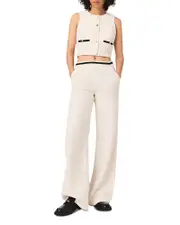 Maje Tweed Effect Trousers