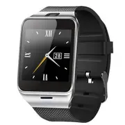 LUD 1.5" GV18 GSM Smart Watch Quad-band 1.3M Camera NFC Anti-lost - Black&Sliver