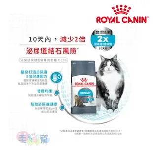 【法國皇家Royal Canin】泌尿保健貓 成貓 UC33 2KG/4KG 毛貓寵