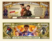 OUR ANT-MAN AND THE WASP MILLION DOLLAR BILL (25 Bills)