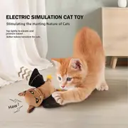 Chase Bird Cat Toy, Interactive Chirping & Flapping Flying Bird Toy for Cats