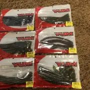 6 Packages YUM Assorted Fishing Woms NEW